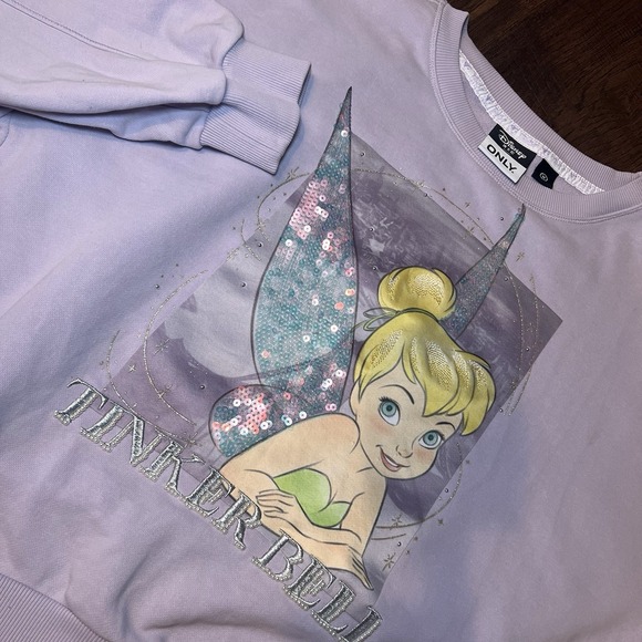 Disney Tops - Disney Store ONLY Tinker Bell Tokyo  Japan Peter Pan Sweatshirt Asian Market Med